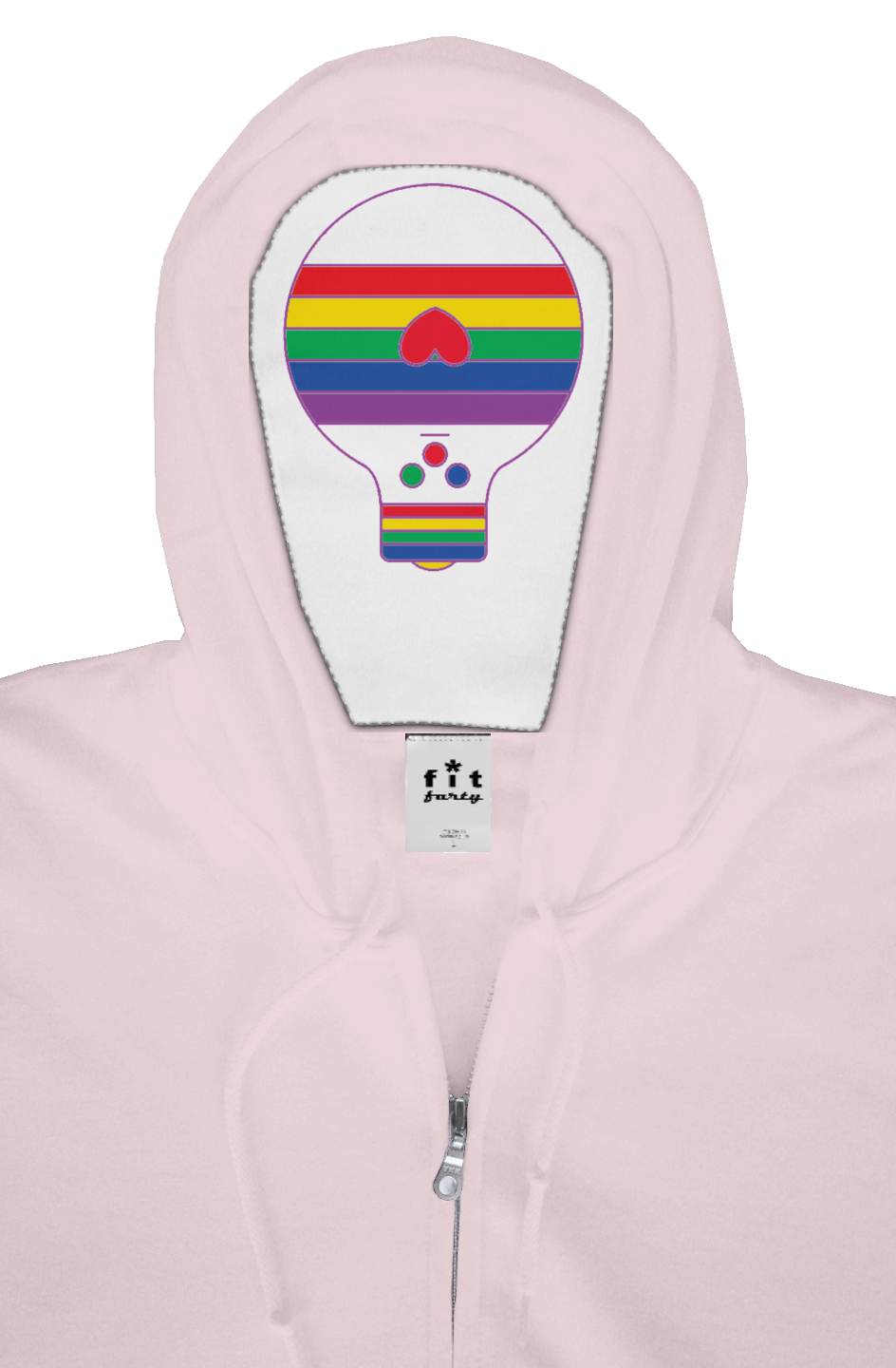 Rainbow Bulb-oh Zip Hoodie