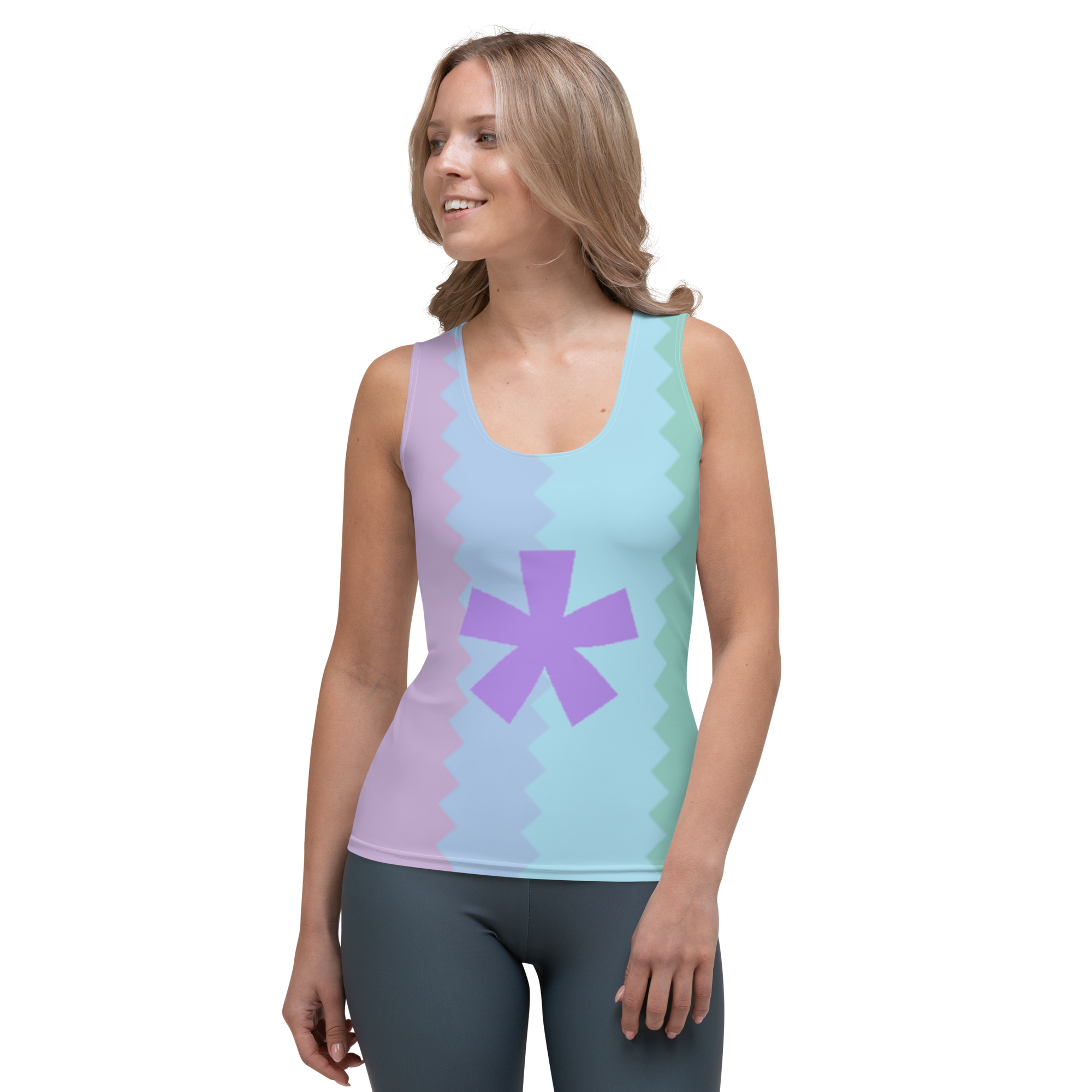 FitFarty Rainbow Assterisk Tank Top