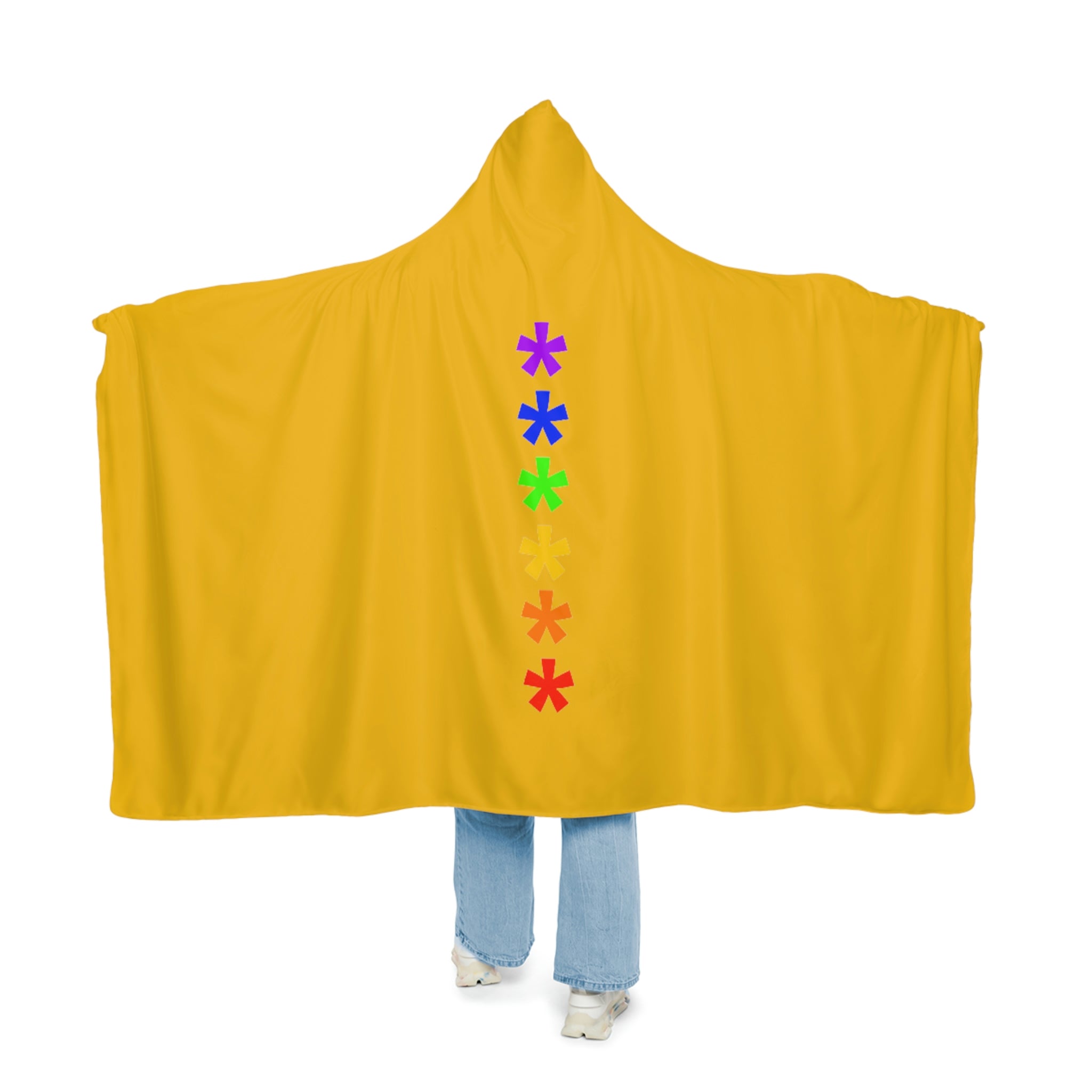 FitFarty Rainbow Assterisk Wearable Blanket