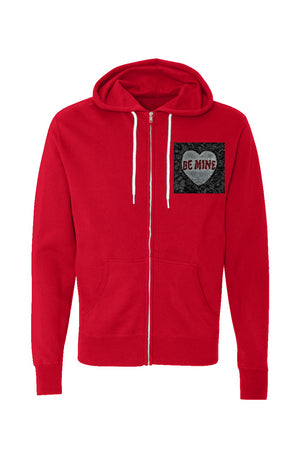 Be Mine Unisex Full-Zip Hoodie