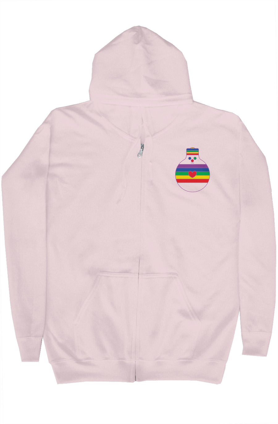 Rainbow Bulb-oh Zip Hoodie