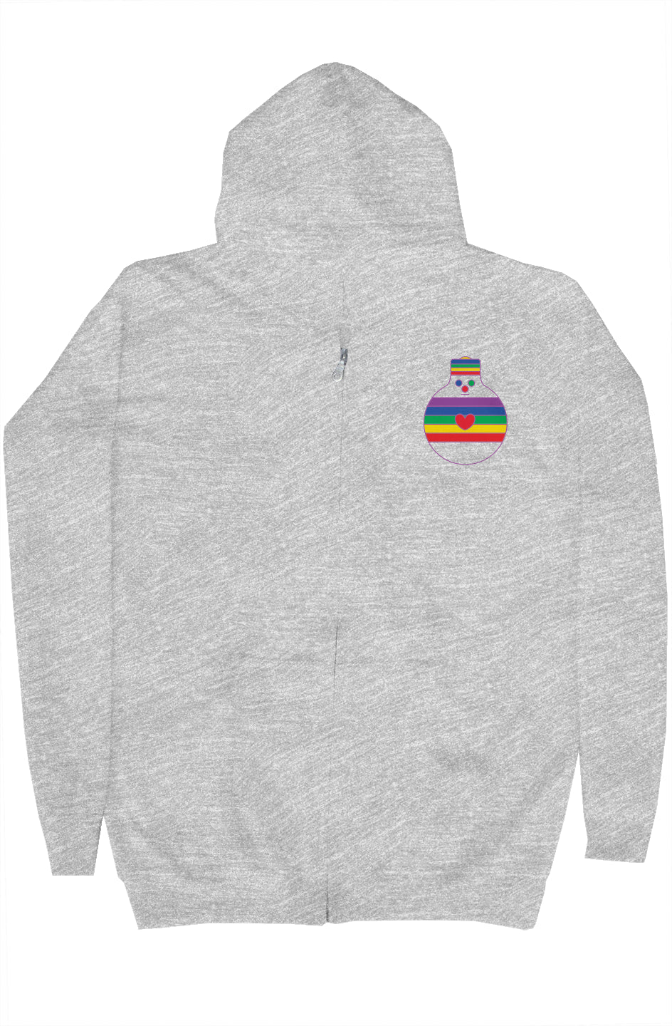 Rainbow Bulb-oh Zip Hoodie