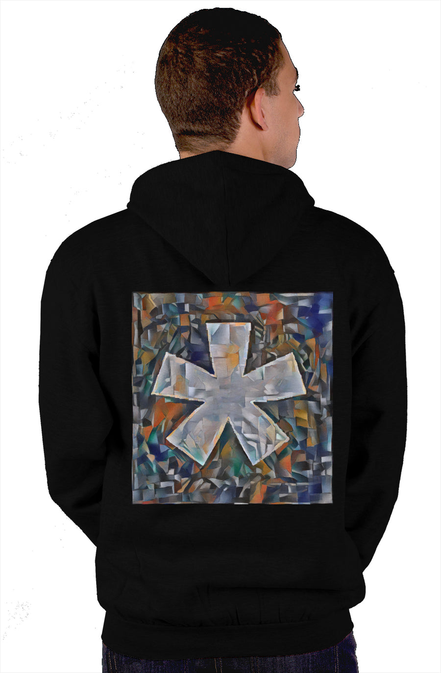 AI Asterisk Zip Hoody