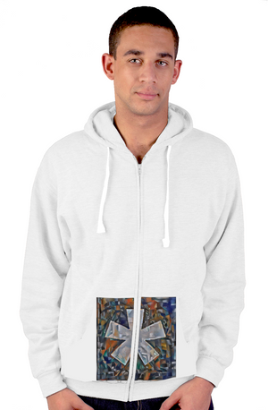 AI Asterisk Zip + Pocket Hoody