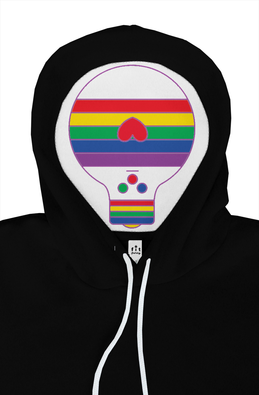 RAINBOW BULB-OH PULLOVER HOODY