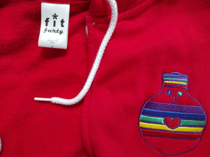 Rainbow Bulb-oh Zip Hoodie