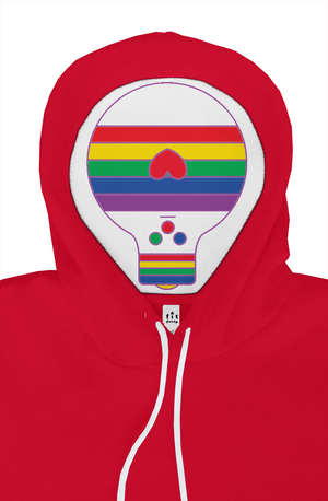 RAINBOW BULB-OH PULLOVER HOODY