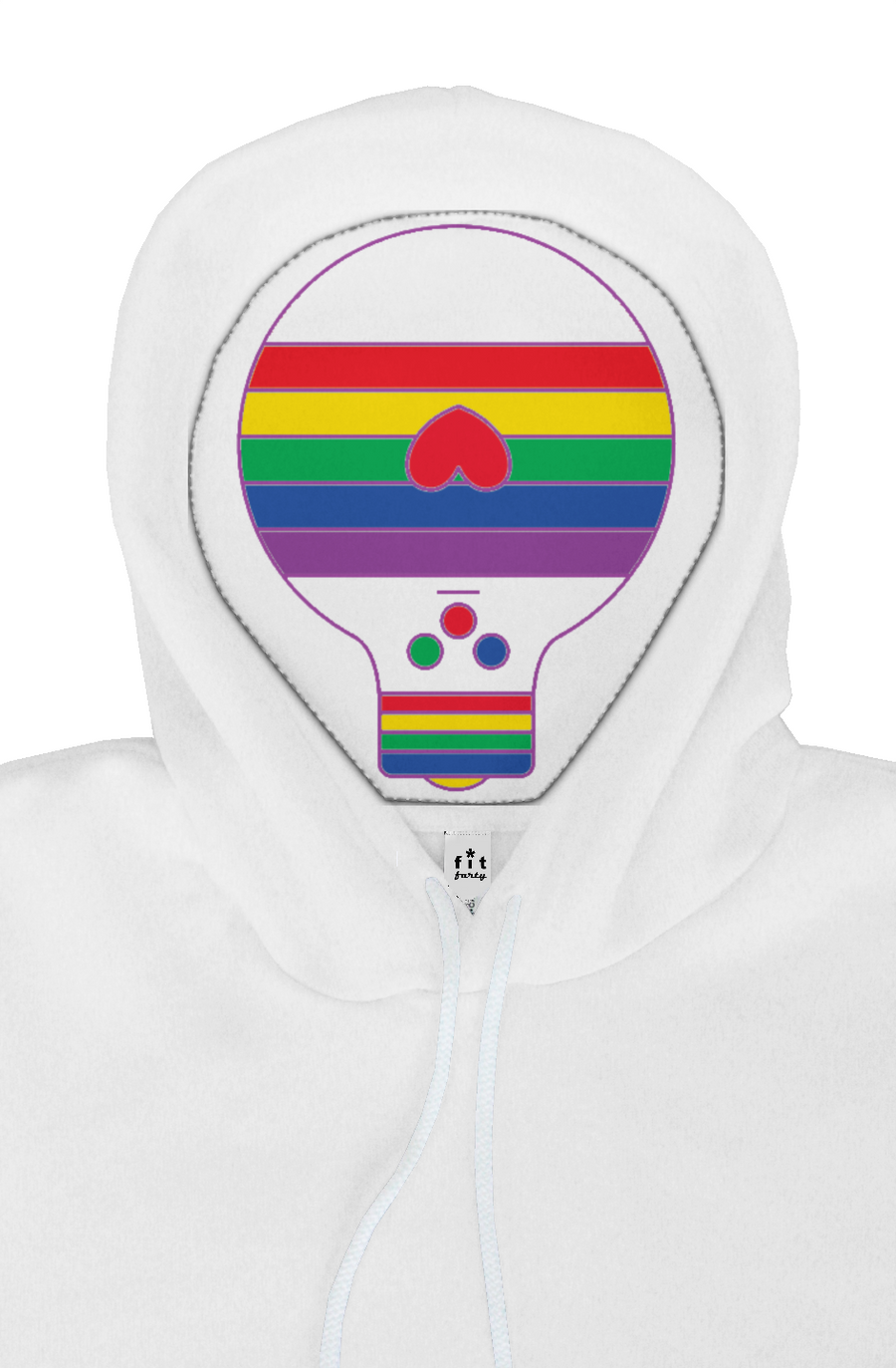 RAINBOW BULB-OH PULLOVER HOODY