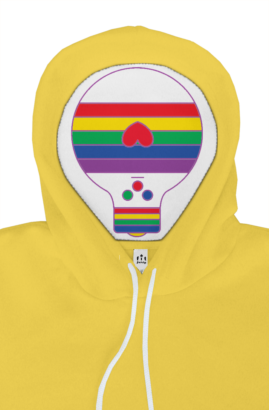 RAINBOW BULB-OH PULLOVER HOODY