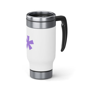 FitFarty Stainless Steel Travel Mug with Handle, 14oz