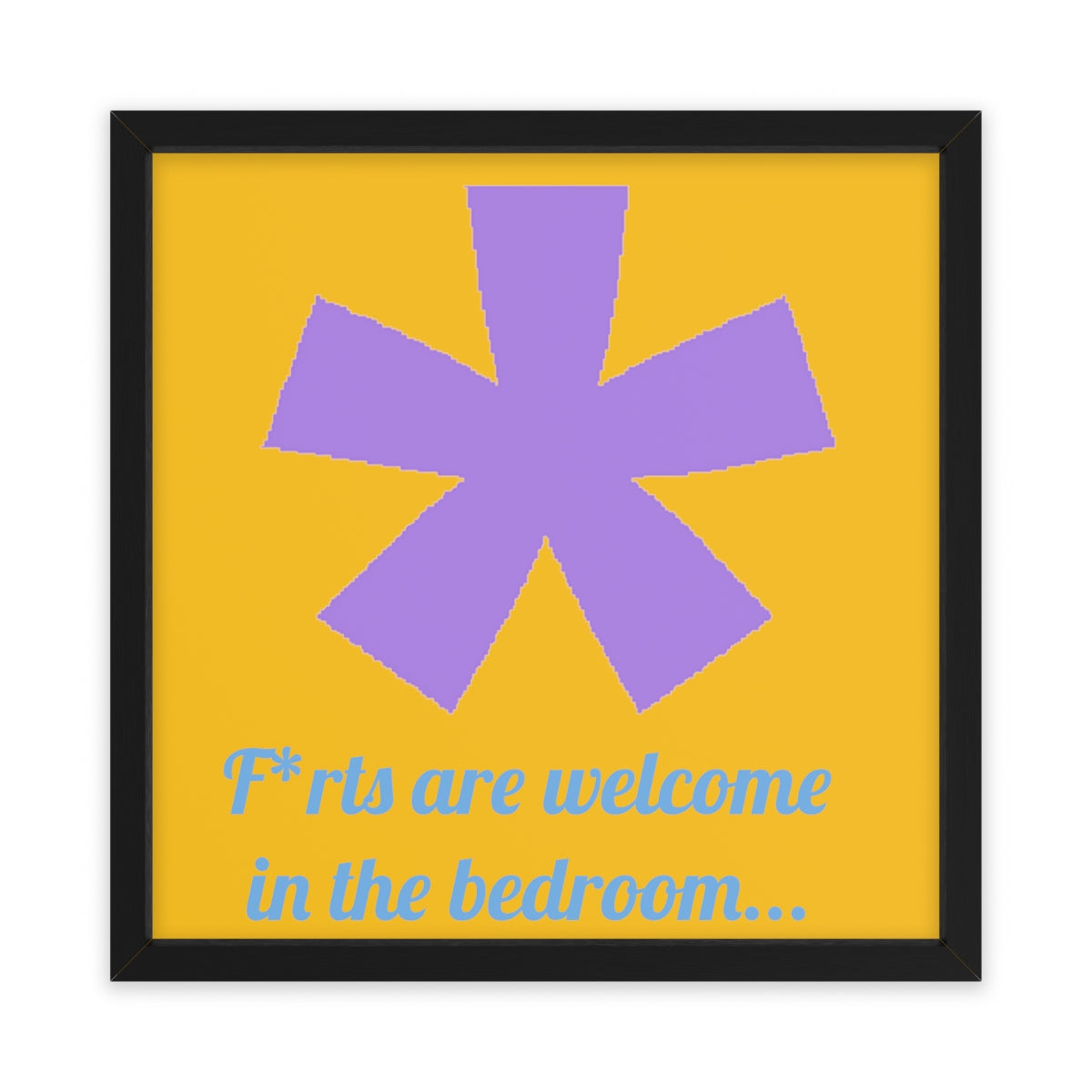 FitFarty Framed Poster, Horizontal