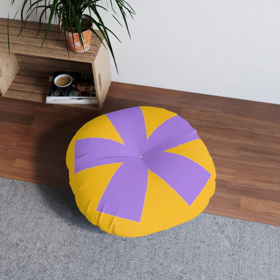 FitFarty Tufted Floor Pillow, Round