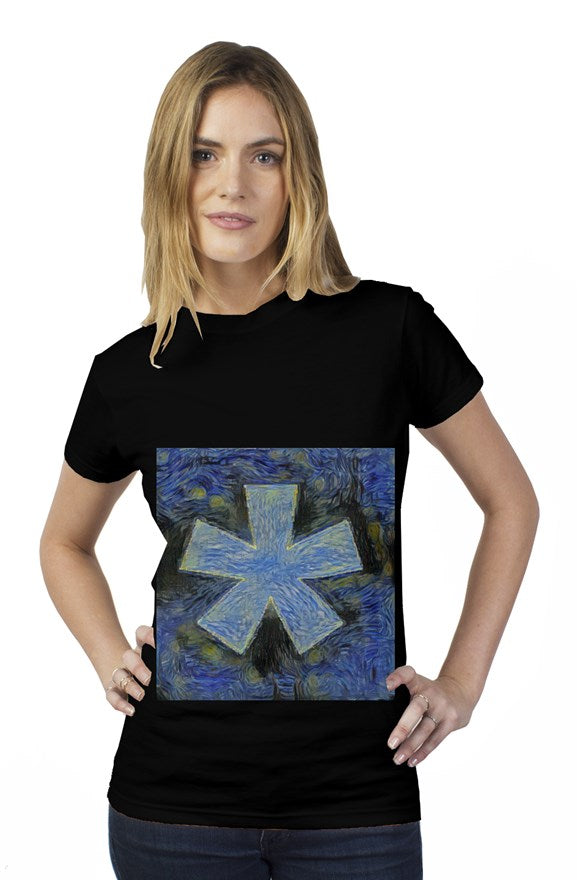 FitFarty * Starry Night tultex t shirt