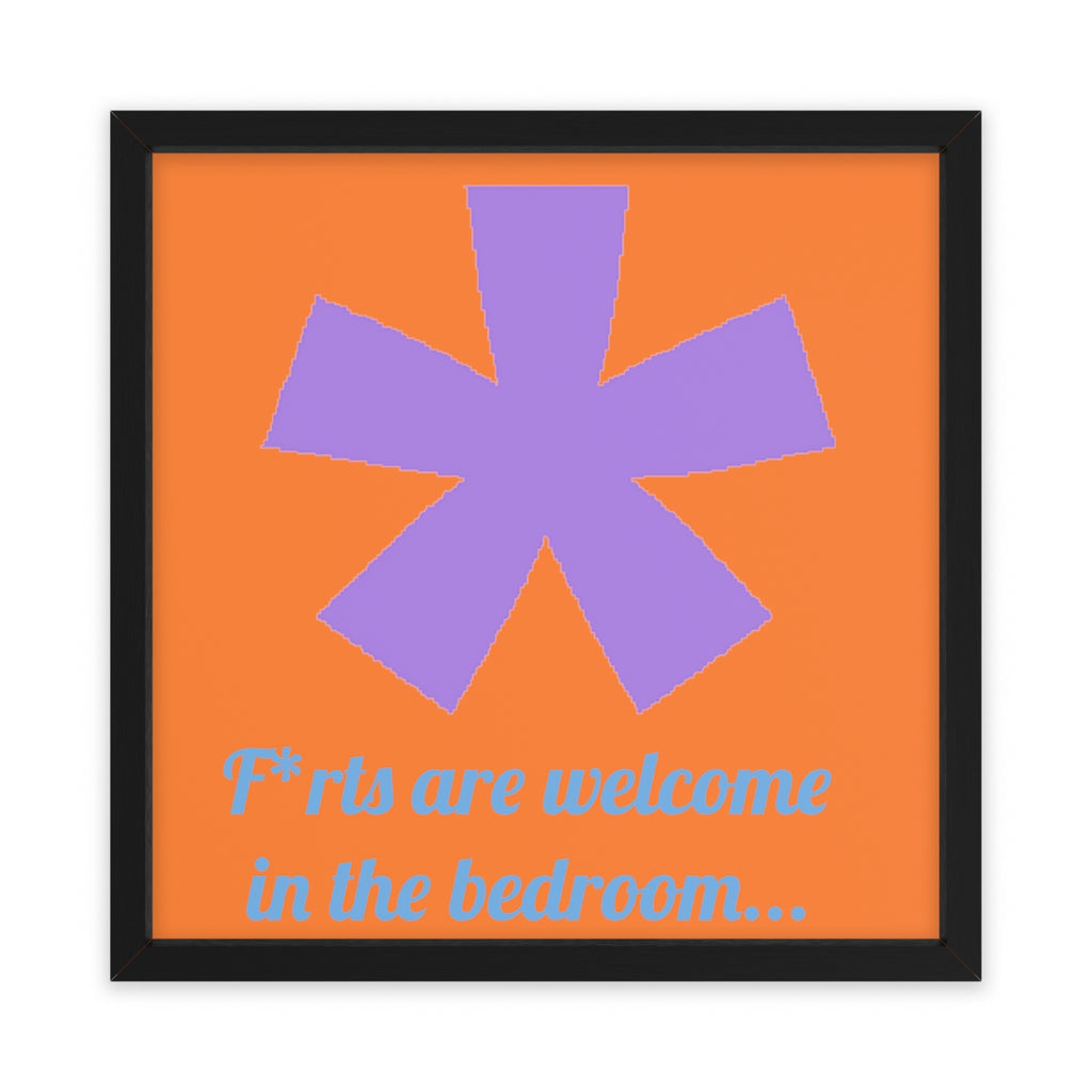 FitFarty Framed Poster, Horizontal