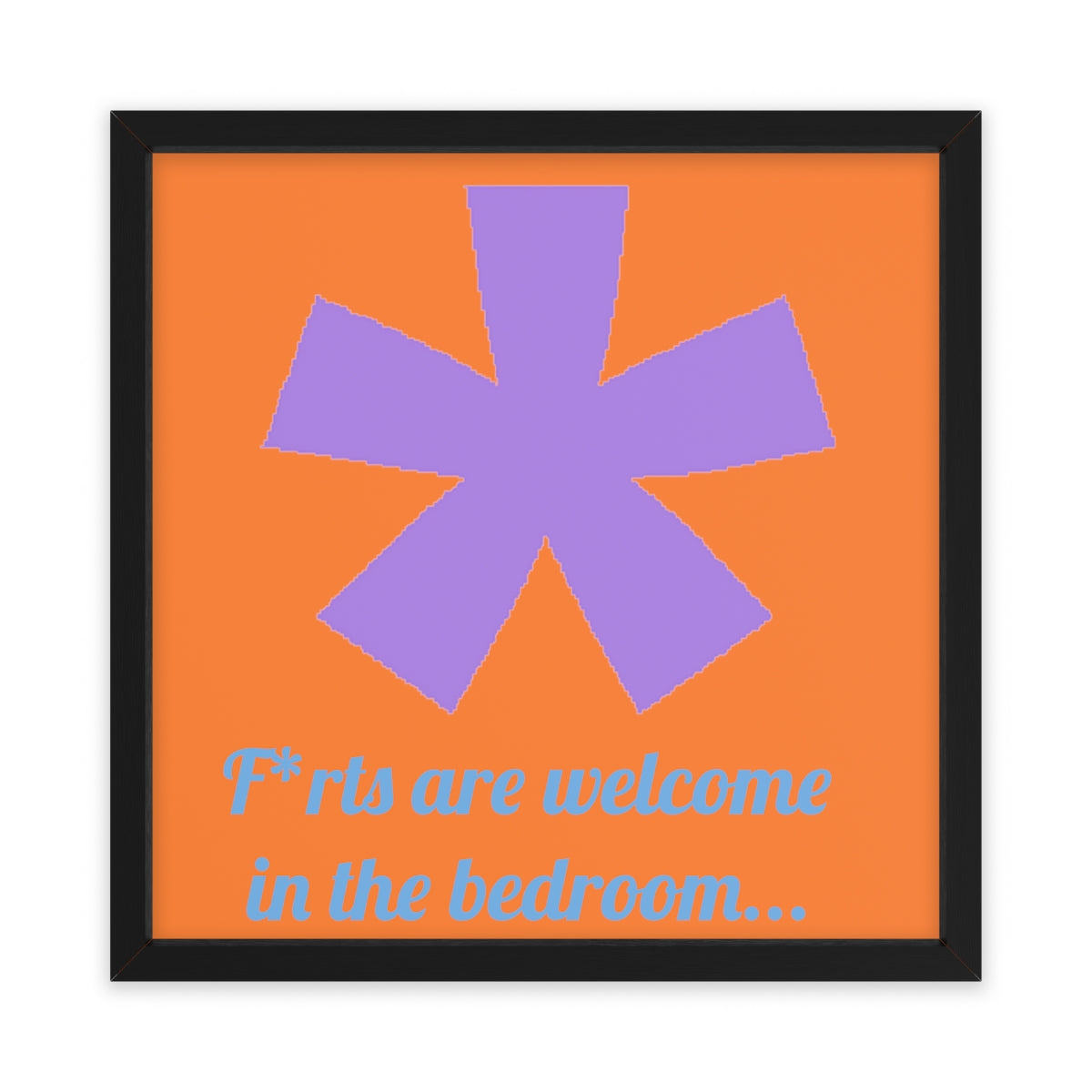FitFarty Framed Poster, Horizontal
