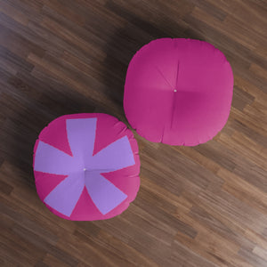 FitFarty Tufted Floor Pillow, Round