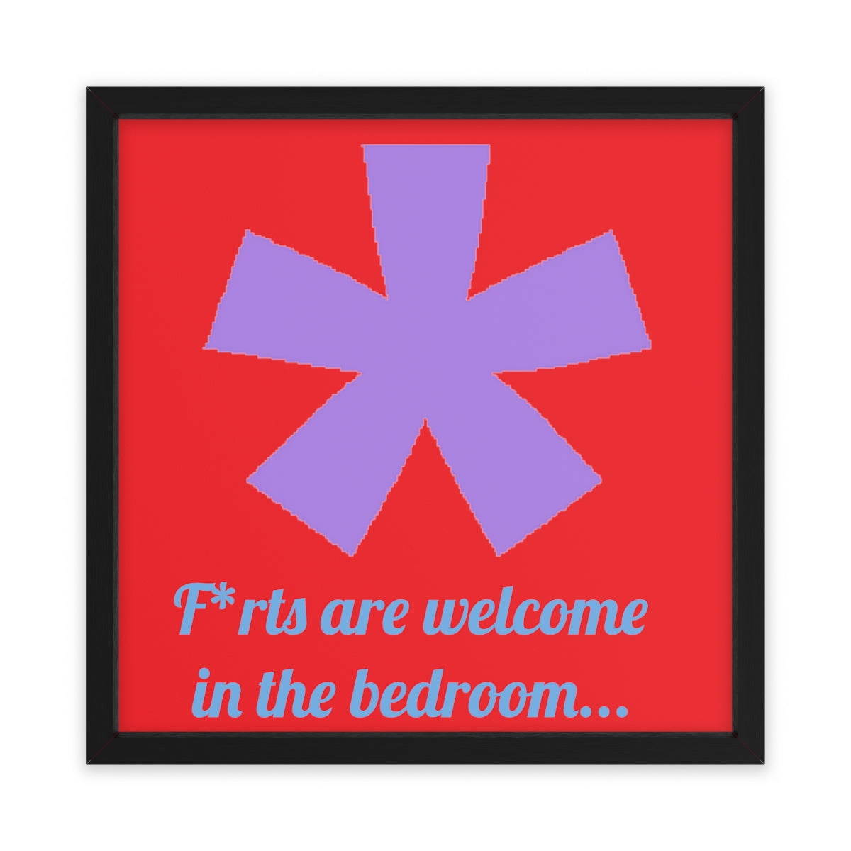 FitFarty Framed Poster, Horizontal
