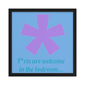 FitFarty Framed Poster, Horizontal