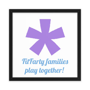 FitFarty Framed Poster, Horizontal