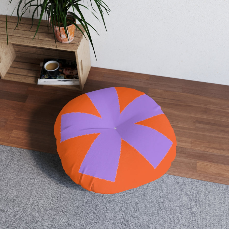 FitFarty Tufted Floor Pillow, Round