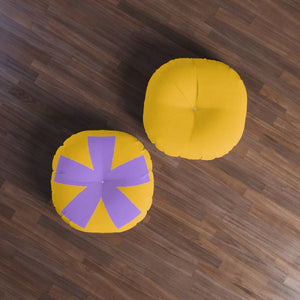 FitFarty Tufted Floor Pillow, Round