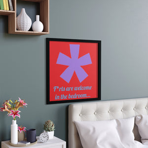 FitFarty Framed Poster, Horizontal