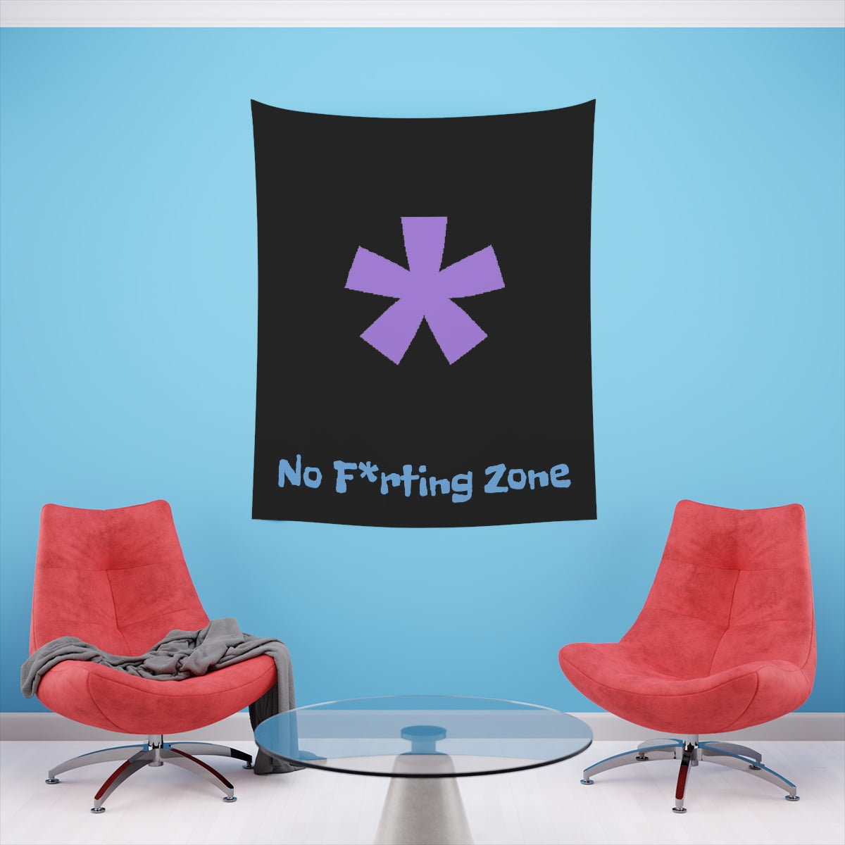 FitFarty Printed Wall Tapestry