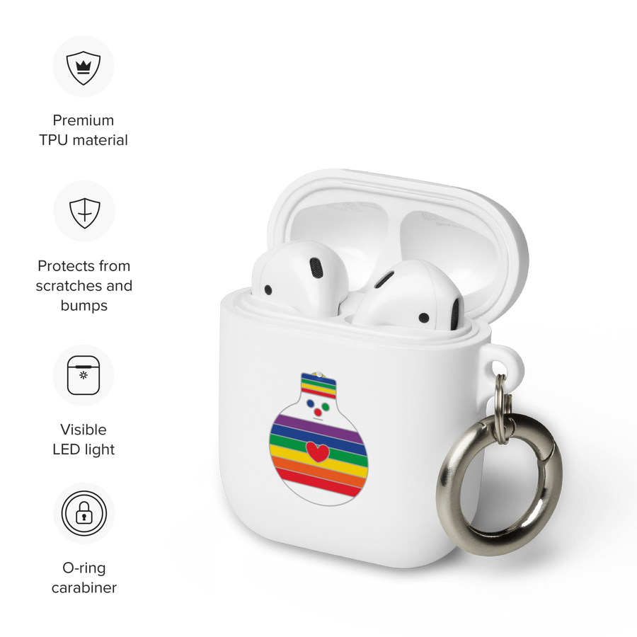 FitFarty Rainbow bulb-oh AirPods case