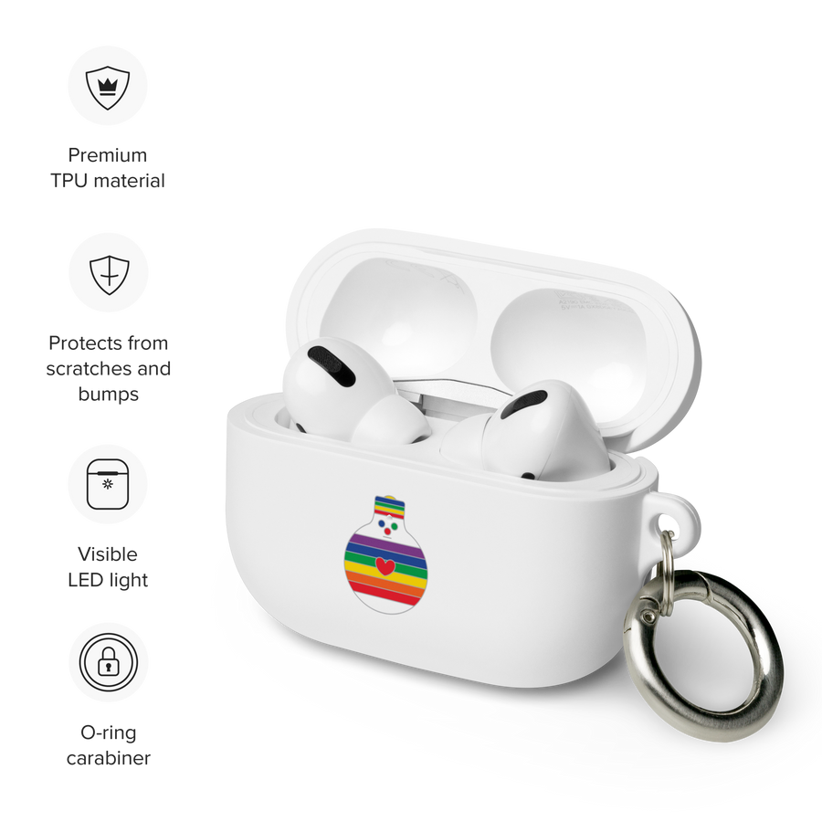 FitFarty Rainbow bulb-oh AirPods case