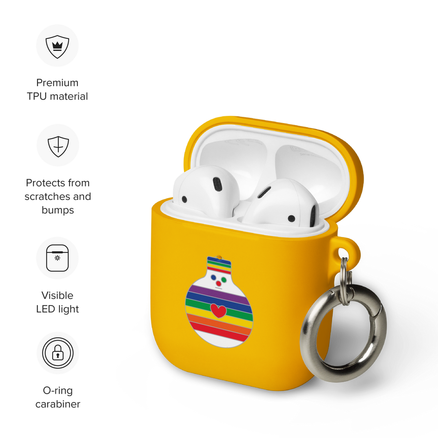 FitFarty Rainbow bulb-oh AirPods case