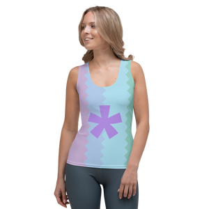 FitFarty Rainbow Assterisk  Tank Top