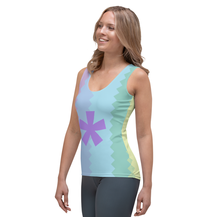 FitFarty Rainbow Assterisk  Tank Top