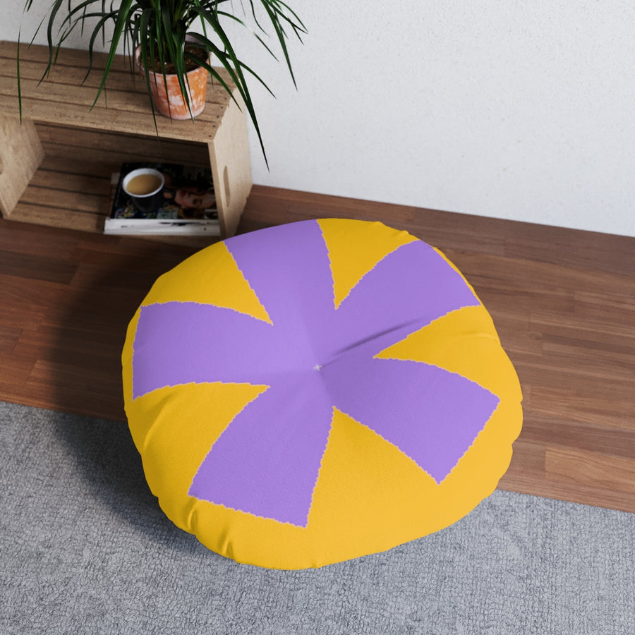 FitFarty Tufted Floor Pillow, Round