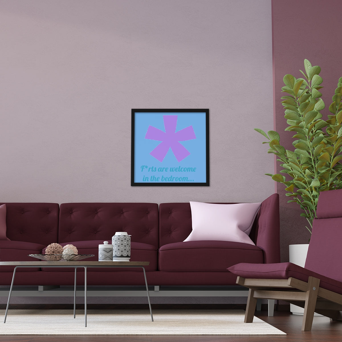 FitFarty Framed Poster, Horizontal