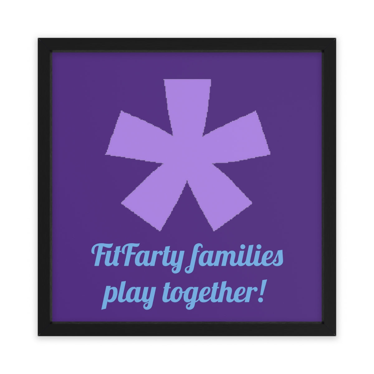 FitFarty Framed Poster, Horizontal