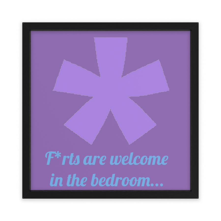 FitFarty Framed Poster, Horizontal