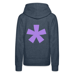 FitFarty Premium Hoodie - heather denim