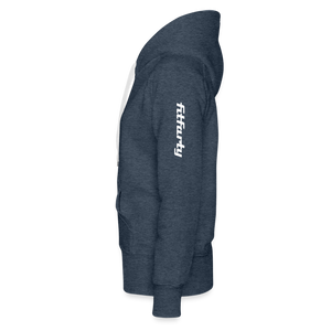 FitFarty Premium Hoodie - heather denim