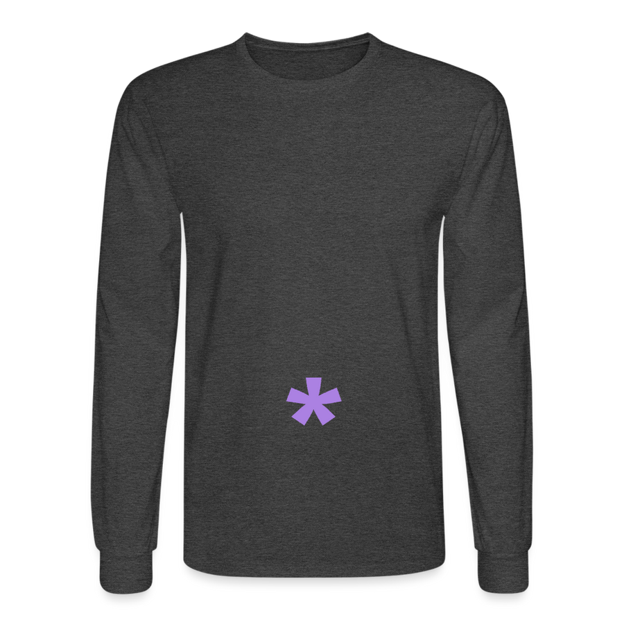 FitFarty Long Sleeve T-Shirt - heather black