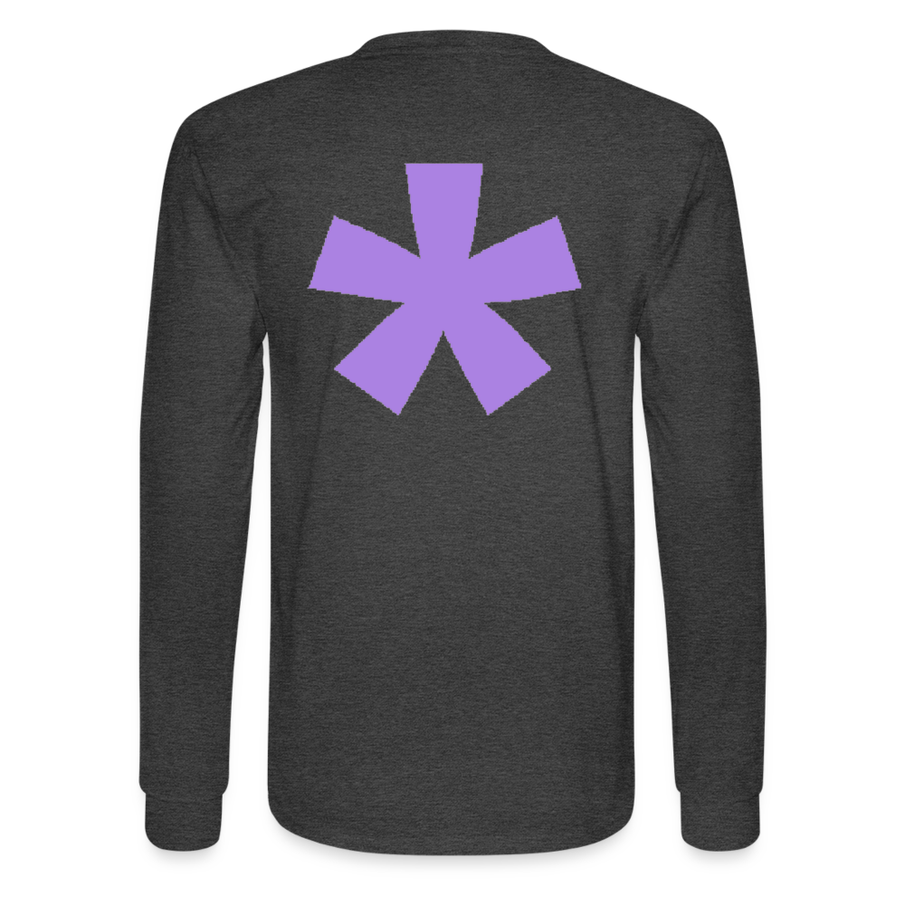 FitFarty Long Sleeve T-Shirt - heather black