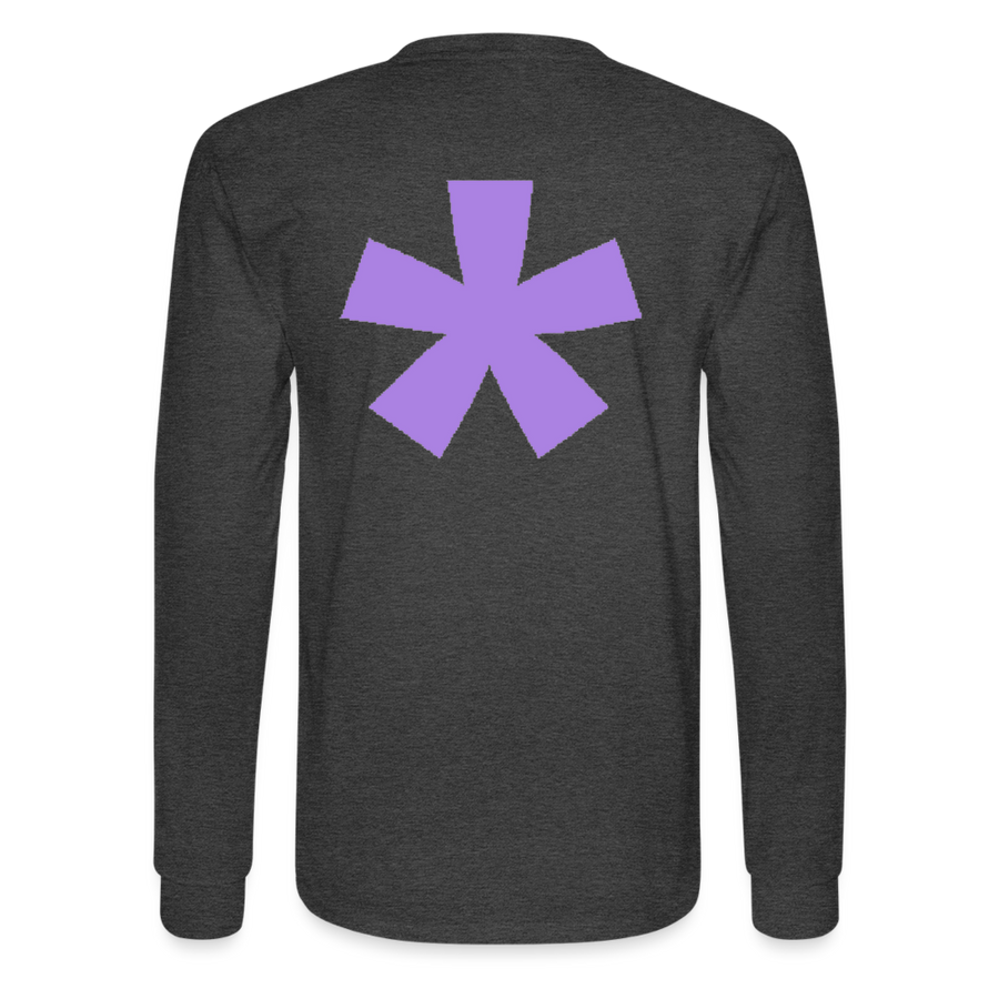 FitFarty Long Sleeve T-Shirt - heather black