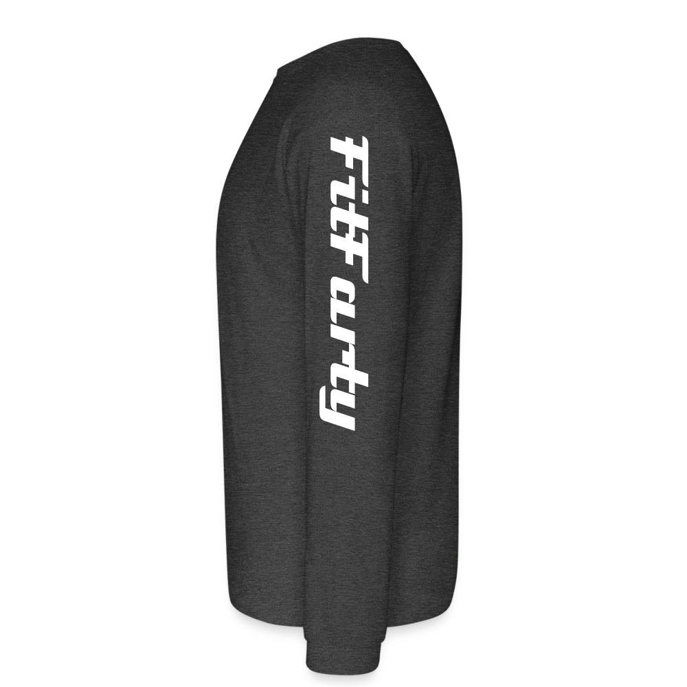 FitFarty Long Sleeve T-Shirt - heather black