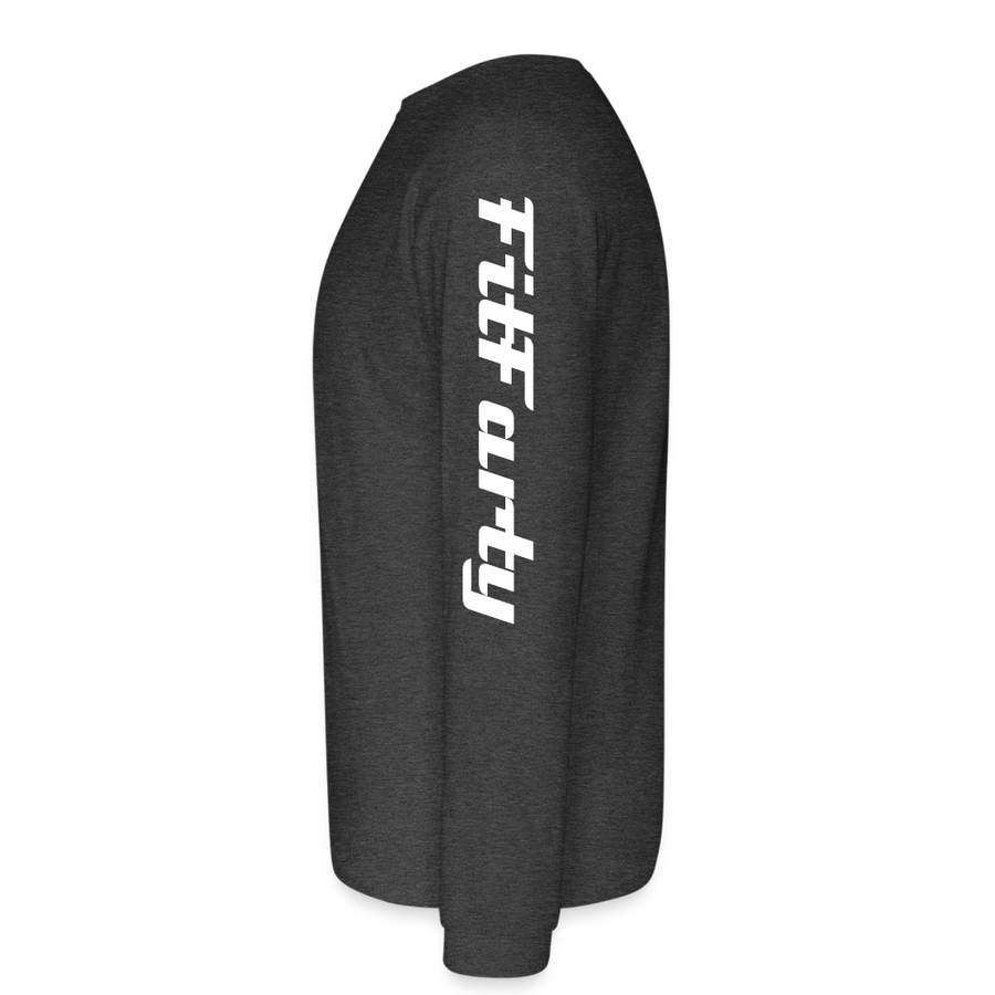 FitFarty Long Sleeve T-Shirt - heather black