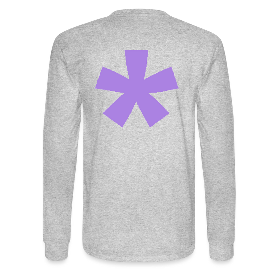 FitFarty Long Sleeve T-Shirt - heather gray