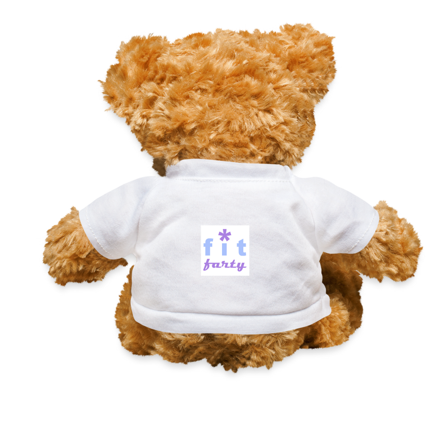 FitFarty Teddy Bear - white