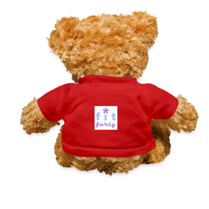 FitFarty Teddy Bear - red