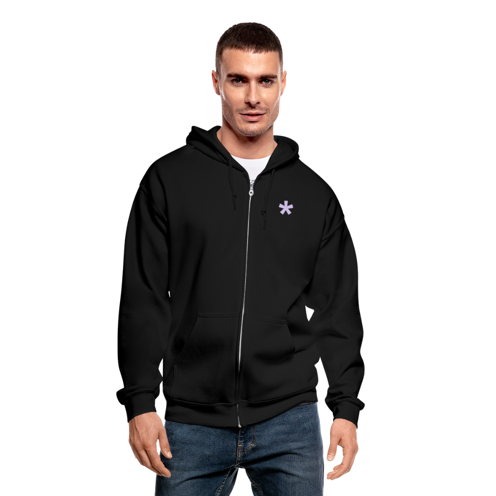 FitFarty Heavy Blend Adult Zip Hoodie - black