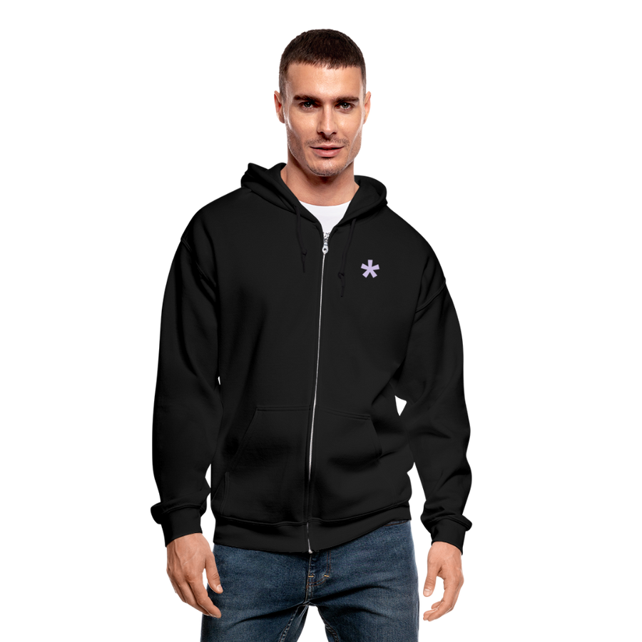 FitFarty Heavy Blend Adult Zip Hoodie - black