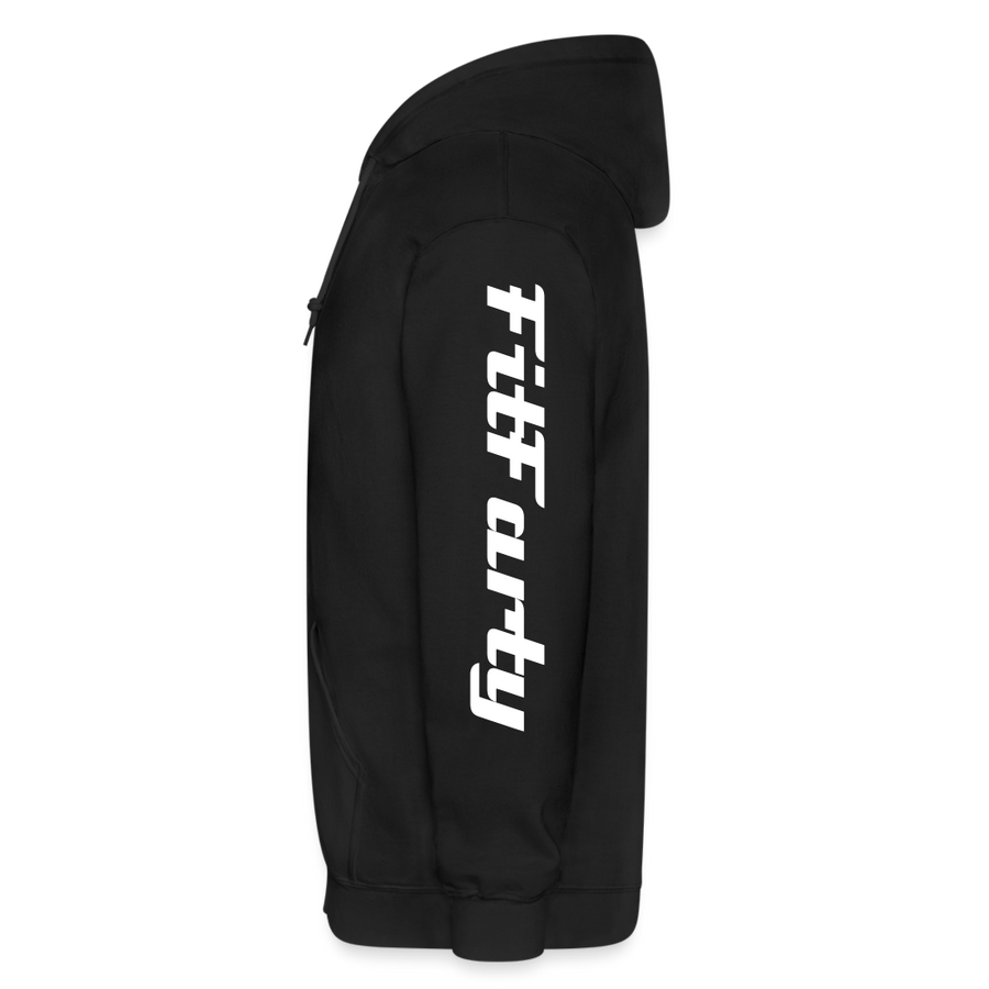 FitFarty Heavy Blend Adult Zip Hoodie - black