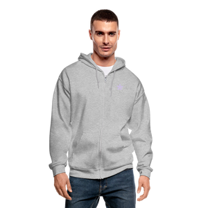 FitFarty Heavy Blend Adult Zip Hoodie - heather gray